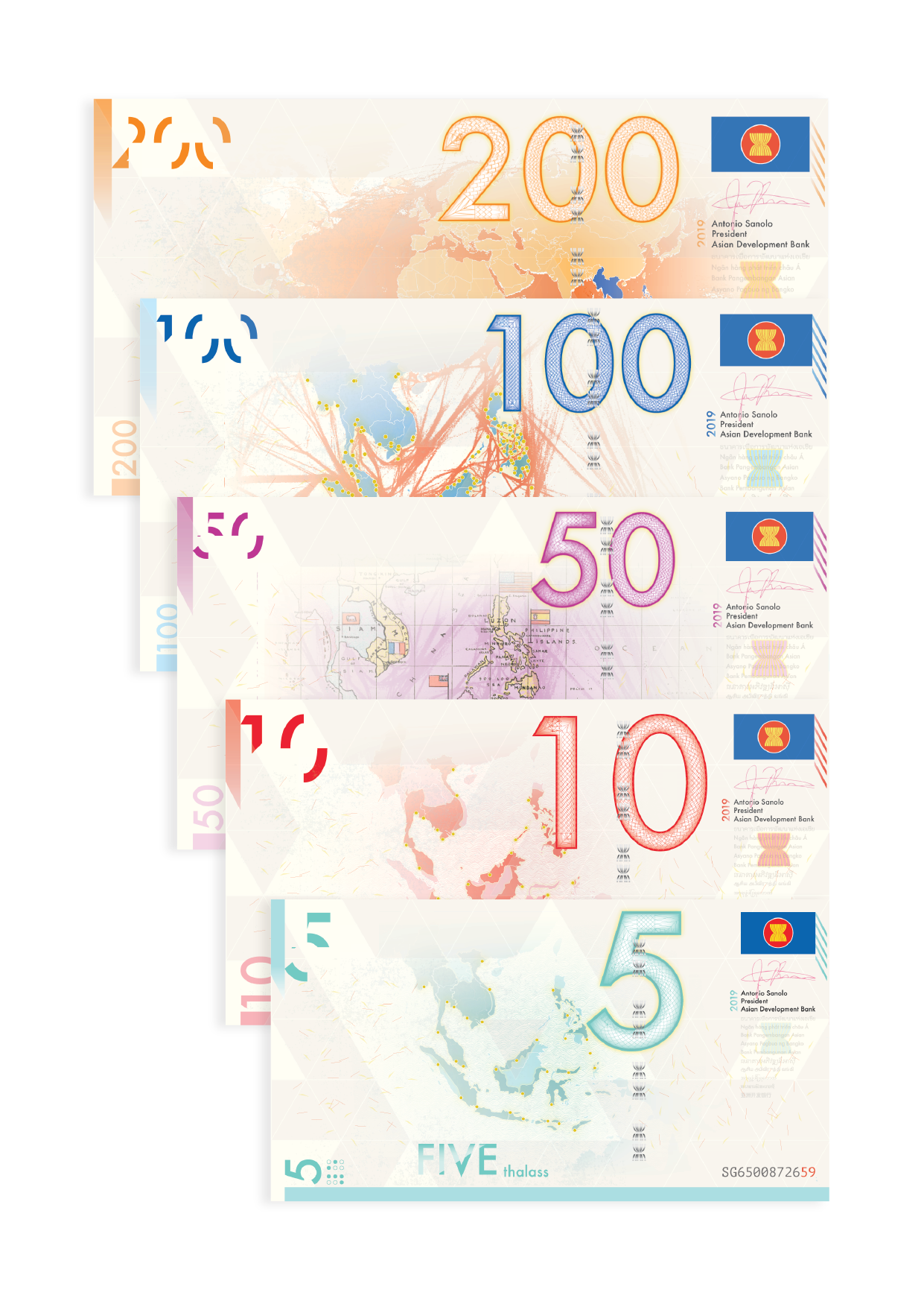 ASEAN Banknote – full series