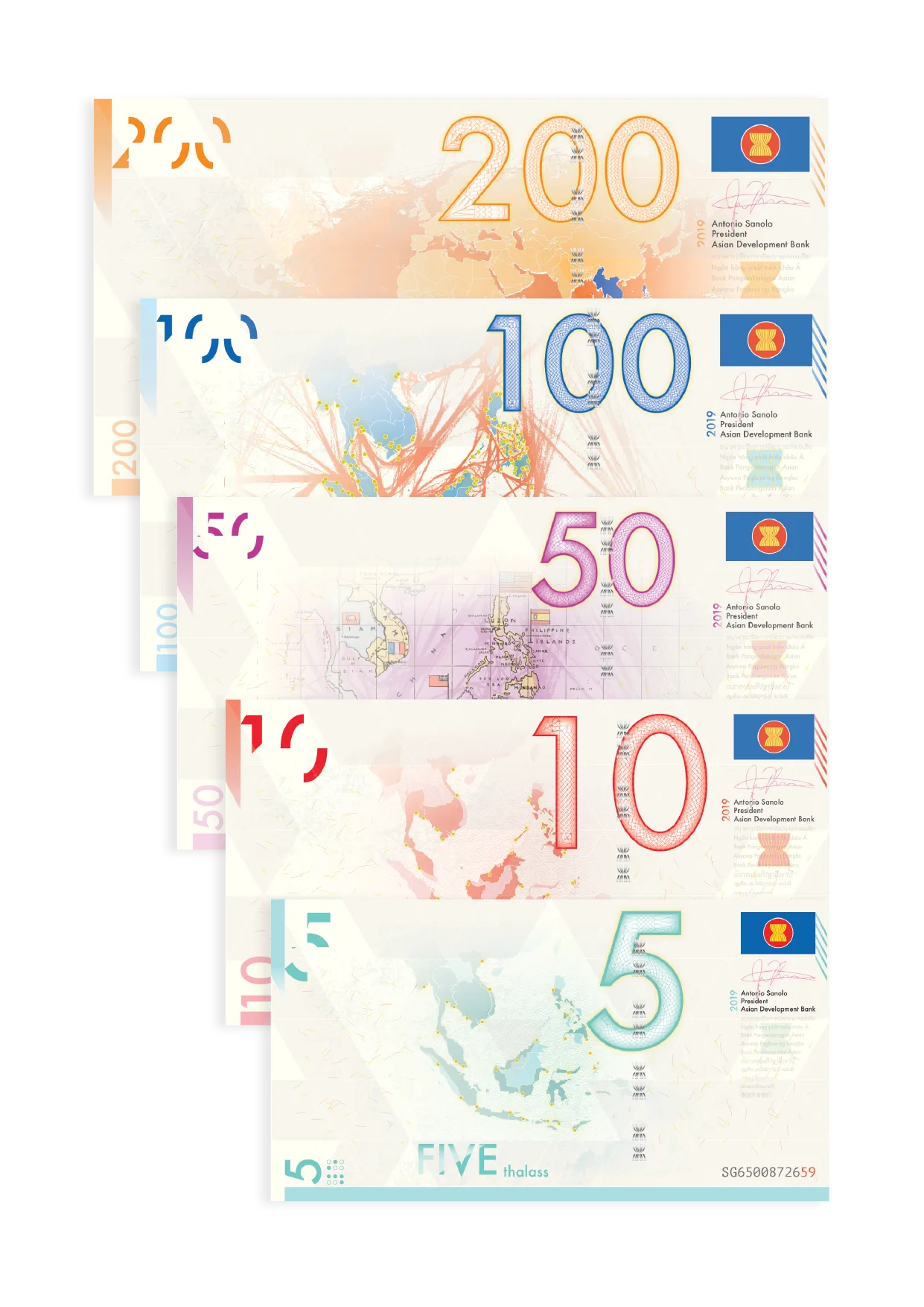 ASEAN Banknote – full series