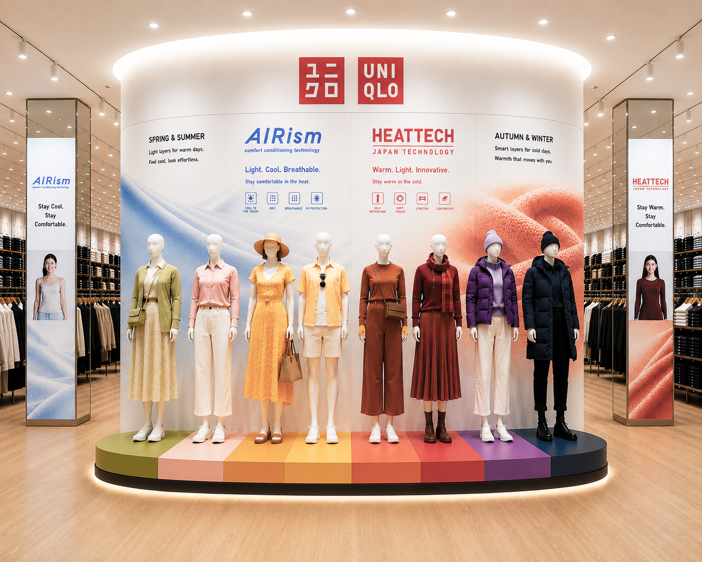 Visual Merchandising for UNIQLO