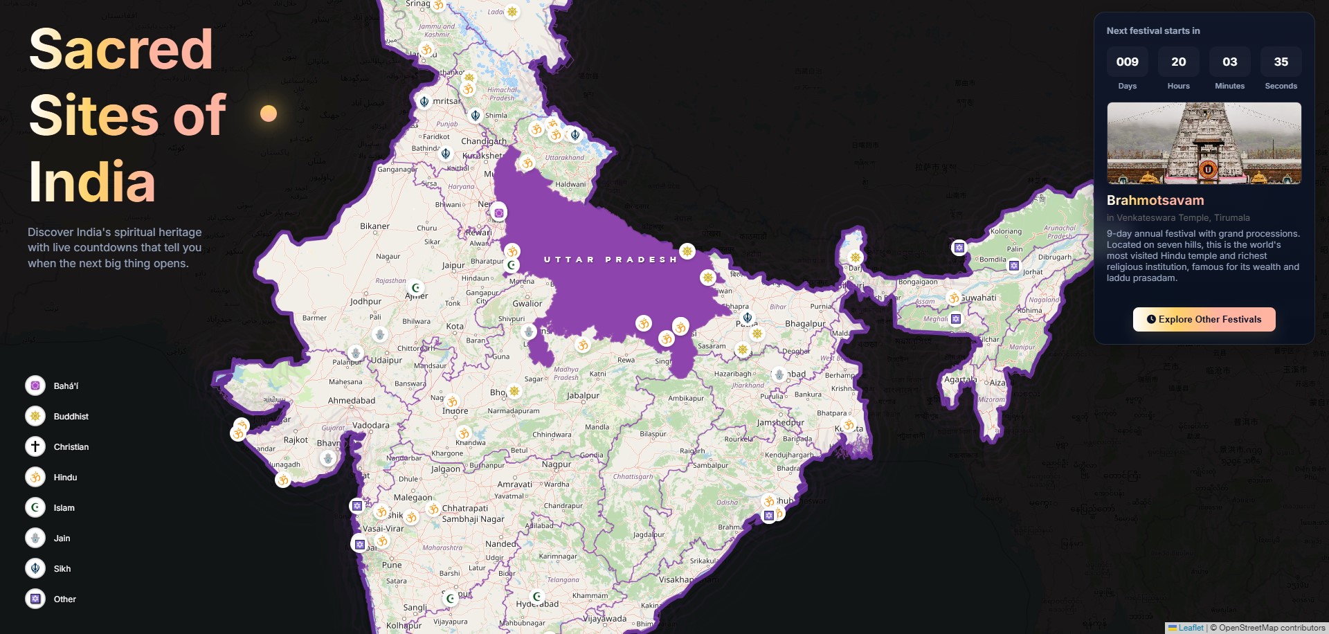 Sacred Sites of India